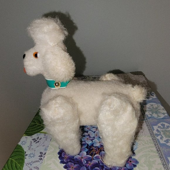 Vintage Wind Up Mechanical Walking Poodle Toy - Picture 5 of 9